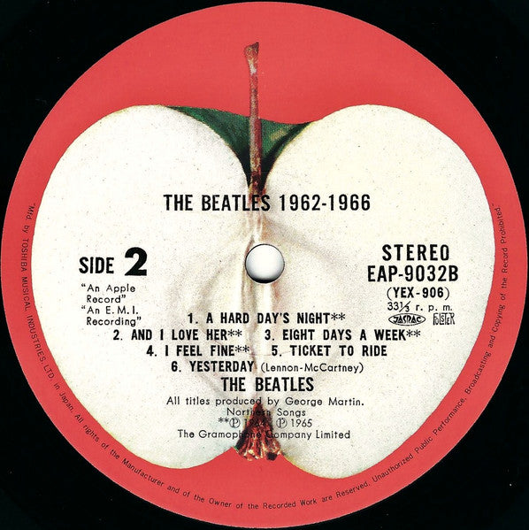 The Beatles - 1962-1966 = 1962年〜1966年 (Vinyl, LP, Album, Compilatio...