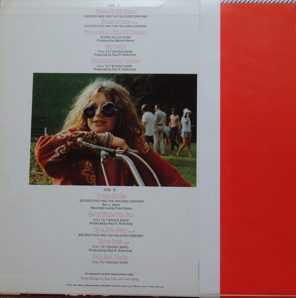 Janis Joplin - Janis Joplin's Greatest Hits (LP, Compilation, Reissue) - Near Mint (NM or M-) / Very Good Plus (VG+)