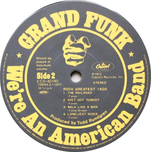 Grand Funk Railroad - We're An American Band (Vinyl, LP, Album, Rei...