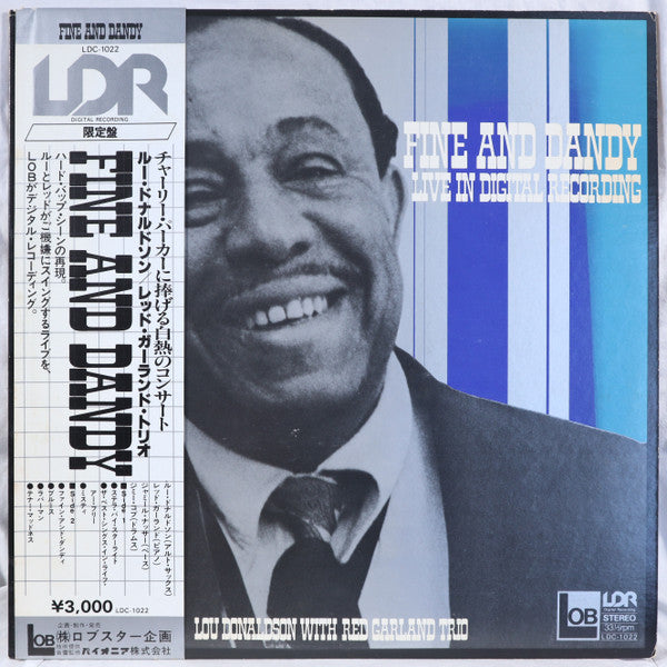 Lou Donaldson - Fine And Dandy Live In Digital Recording (Vinyl, LP, Album, Stereo) Very Good Plus (VG+) / Very Good Plus (VG+)