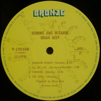 Uriah Heep - Demons And Wizards (Vinyl, LP, Album, Reissue)