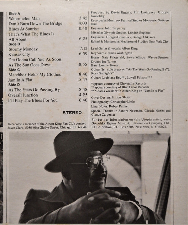 Albert King - Albert Live (Vinyl, LP, Album)