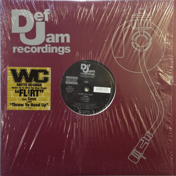 WC - Flirt / Throw Ya Hood Up (Vinyl, 12") Very Good Plus (VG+) / Very Good (VG)