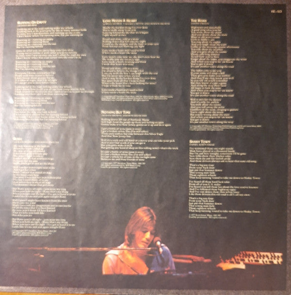 Jackson Browne - Running On Empty (Vinyl, LP, Album, Reissue) Very Good Plus (VG+) / Very Good Plus (VG+)