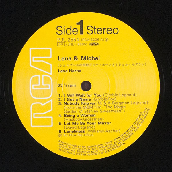 Lena Horne - Lena & Michel (Vinyl, LP, Album) Very Good Plus (VG+) / Good Plus (G+)