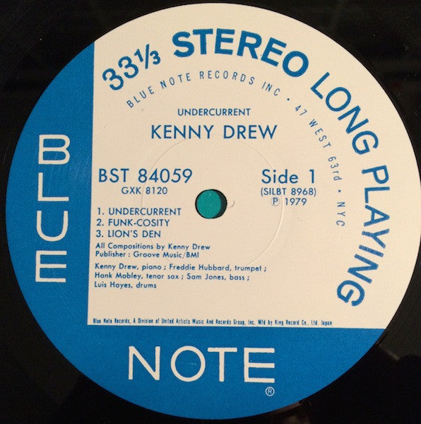 Kenny Drew - Undercurrent (Vinyl, LP, Album, Reissue, Stereo) Near Mint (NM or M-) / Very Good Plus (VG+)