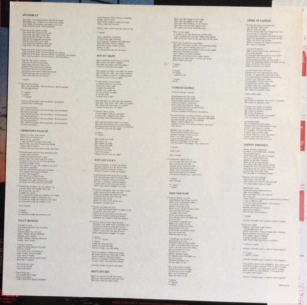 JoBoxers - Like Gangbusters (Vinyl, LP, Album, Promo) Very Good Plus (VG+) / Very Good (VG)