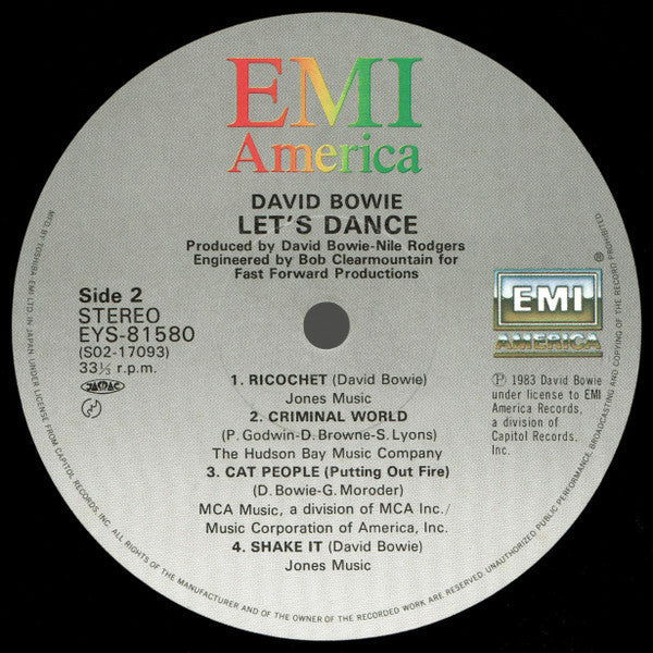 David Bowie - Let's Dance = レッツ・ダンス (Vinyl, LP, Album, Stereo)