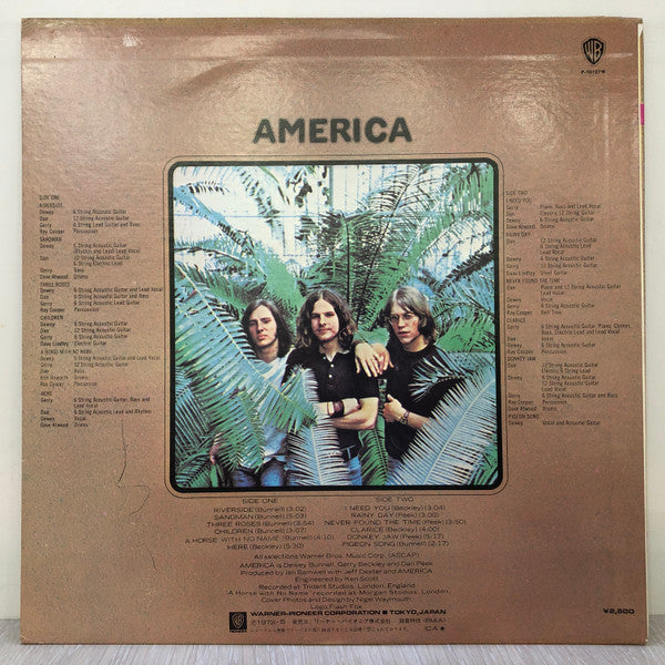America (2) - America (Vinyl, LP, Album, Reissue)