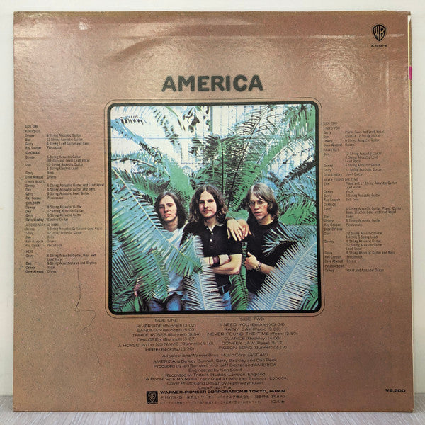 America (2) - America (Vinyl, LP, Album, Reissue) Very Good Plus (VG+) / Very Good (VG)