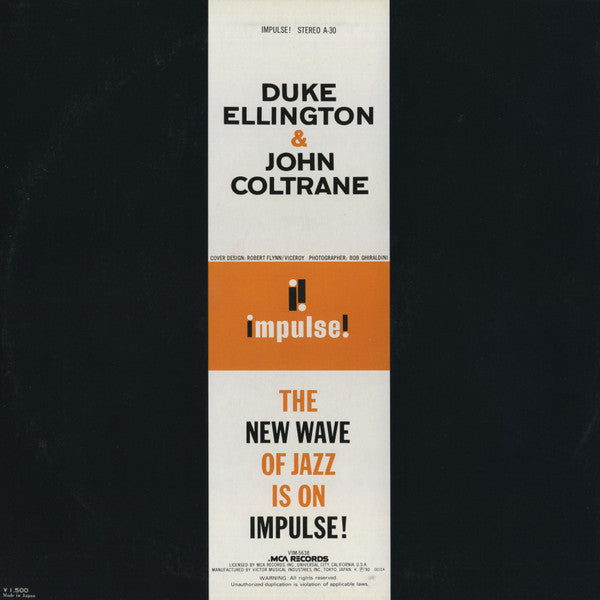 Duke Ellington - Duke Ellington & John Coltrane (Vinyl, LP, Album, Limited Edition, Reissue) Very Good Plus (VG+) / Good Plus (G+)