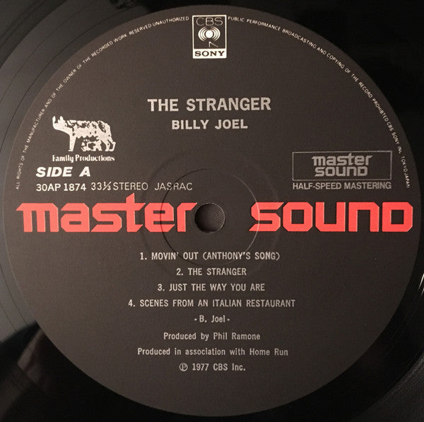 Billy Joel - The Stranger (Vinyl, LP, Album, Reissue)