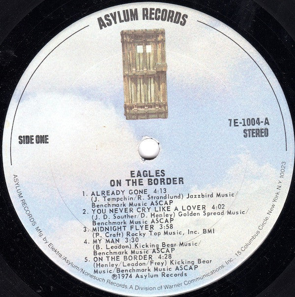 Eagles - On The Border (Vinyl, LP, Album, Stereo) Very Good (VG) / Good Plus (G+)
