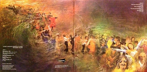 The Moody Blues - Every Good Boy Deserves Favour (Vinyl, LP, Album, Reissue) Very Good (VG) / Very Good (VG)