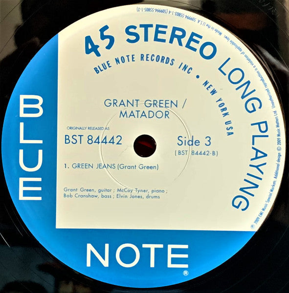 Grant Green - Matador (2xVinyl, 12", 45 RPM, Album, Limited Edition, Numbered, Reissue, Stereo) Very Good Plus (VG+) / Near Mint (NM or M-)