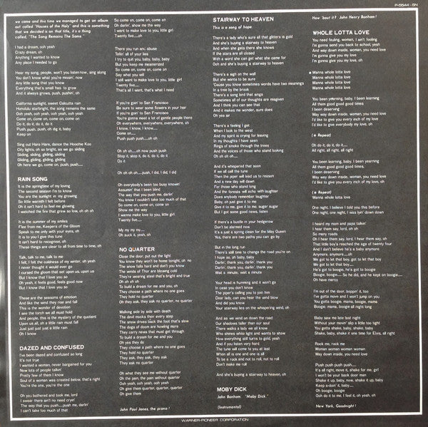 Led Zeppelin - The Soundtrack From The Film The Song Remains The Sa...