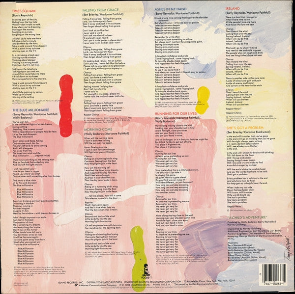 Marianne Faithfull - A Child's Adventure (Vinyl, LP, Album) Very Good (VG) / Very Good Plus (VG+)