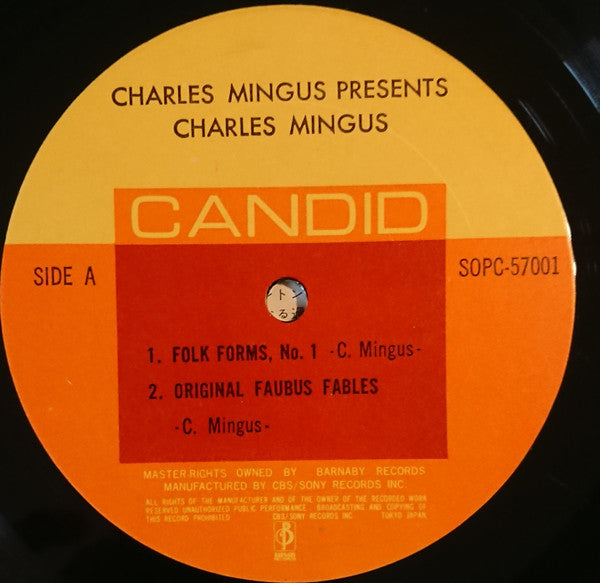 Charles Mingus - Presents Charles Mingus (Vinyl, LP, Album, Reissue...
