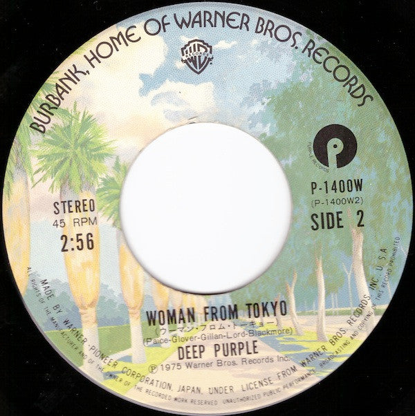 Deep Purple - Black Night (Live Version) (Vinyl, 7", 45 RPM, Single, Stereo) Very Good Plus (VG+) / Very Good (VG)