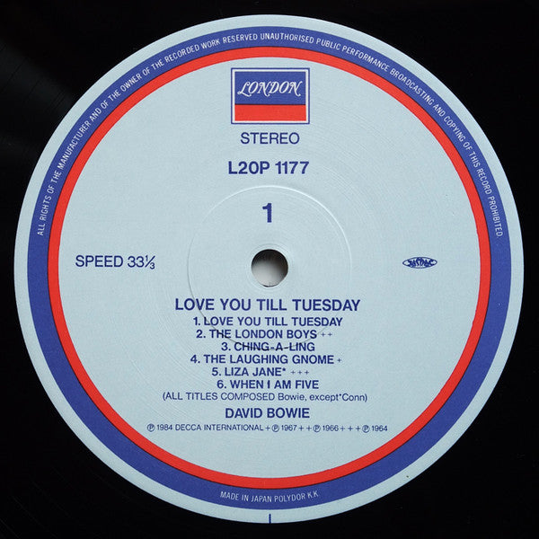 David Bowie - Love You Till Tuesday (Vinyl, LP, Compilation) Near Mint (NM or M-) / Near Mint (NM or M-)