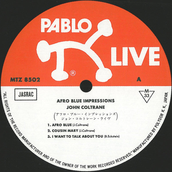 John Coltrane - Afro Blue Impressions (2xVinyl, LP, Album, Mono) Very Good Plus (VG+) / Very Good Plus (VG+)