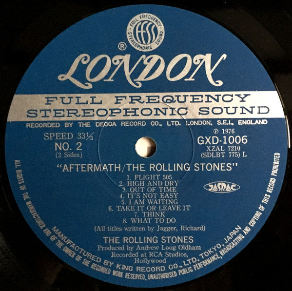 The Rolling Stones - Aftermath (Vinyl, LP, Album, Reissue, Stereo) Very Good Plus (VG+) / Very Good (VG)