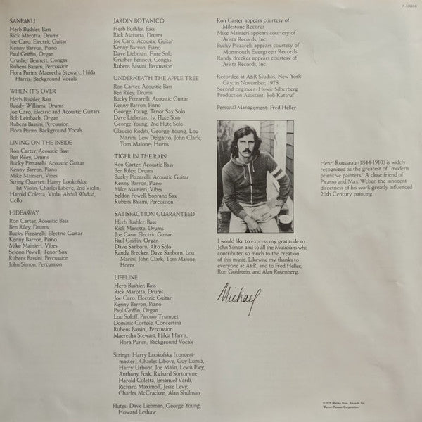 Michael Franks - Tiger In The Rain (Vinyl, LP, Album) Very Good Plus (VG+) / Very Good (VG)