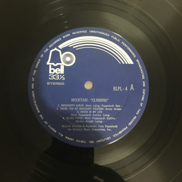 Mountain - Climbing! (Vinyl, LP, Album, Reissue) Very Good Plus (VG+) / Good Plus (G+)