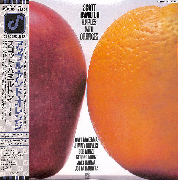 Scott Hamilton - Apples And Oranges (Vinyl, LP, Album) Very Good (VG) / Very Good Plus (VG+)