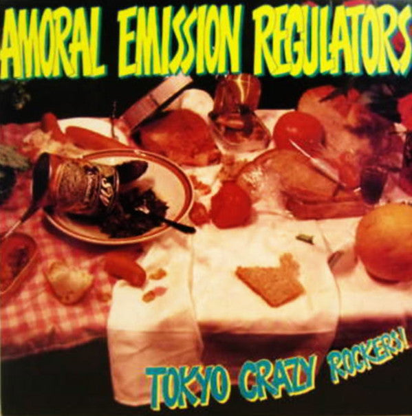 Various - Amoral Emission Regulators / Tokyo Crazy Rockers! (Vinyl, 12", 45 RPM, Compilation) Very Good (VG) / Very Good Plus (VG+)