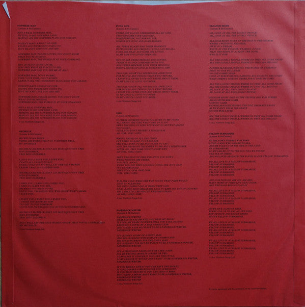 The Beatles - 1962-1966 (2xVinyl, LP, Album, Compilation) Very Good (VG) / Good (G)