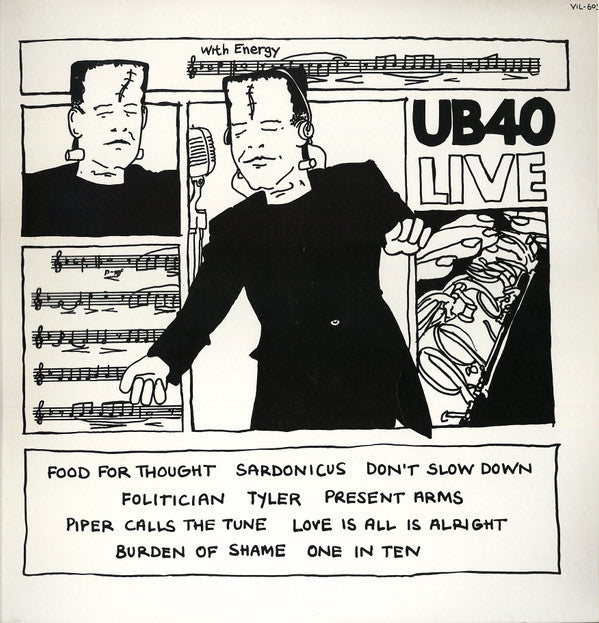 UB40 - Live (Vinyl, LP, Album)
