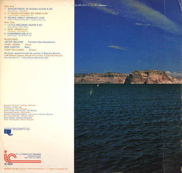 Jackie McLean - New Wine In Old Bottles (Vinyl, LP, Album) Very Good (VG) / Good Plus (G+)