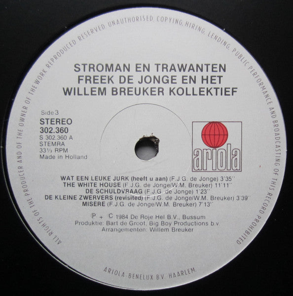 Freek de Jonge - Stroman & Trawanten (2xVinyl, LP, Album) Very Good Plus (VG+) / Very Good Plus (VG+)