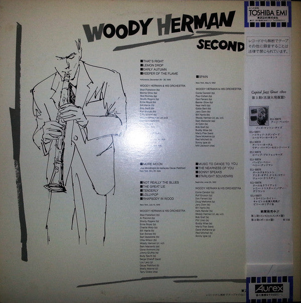 Woody Herman And His Orchestra - Woody Herman Second Herd (Vinyl, LP, Compilation, Reissue, Mono) Very Good Plus (VG+) / Very Good Plus (VG+)
