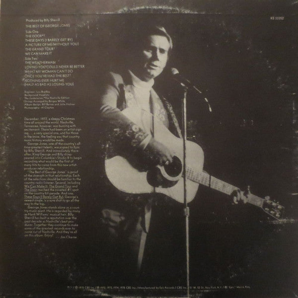 George Jones (2) - The Best Of George Jones (Vinyl, LP, Compilation) Very Good Plus (VG+) / Very Good Plus (VG+)