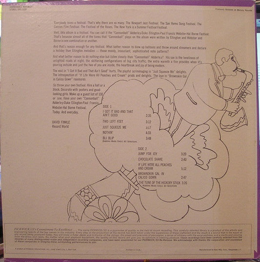 Cannonball Adderley - I Got It Bad And That Ain't Good (Vinyl, LP, Album) Good Plus (G+) / Fair (F)