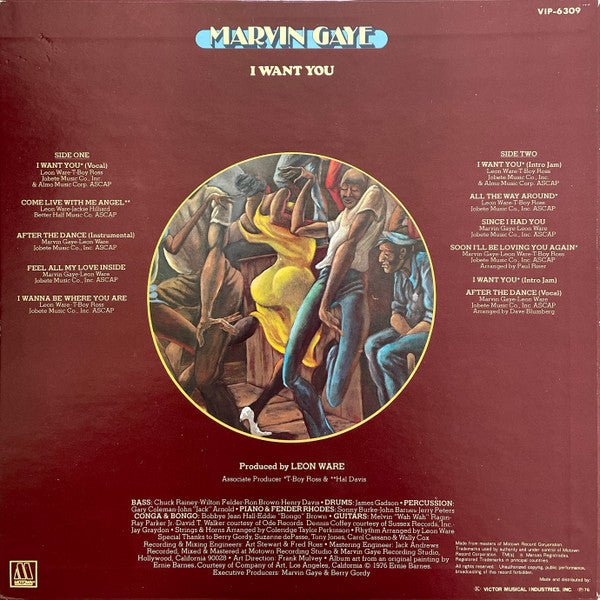 Marvin Gaye - I Want You (Vinyl, LP, Album)