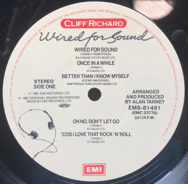 Cliff Richard - Wired For Sound (Vinyl, LP, Album)