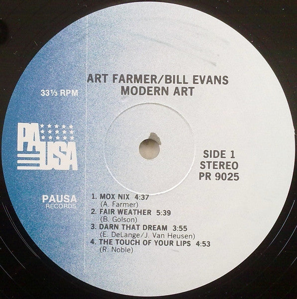 Art Farmer - Modern Art (Vinyl, LP, Album, Reissue) Very Good Plus (VG+) / Very Good Plus (VG+)
