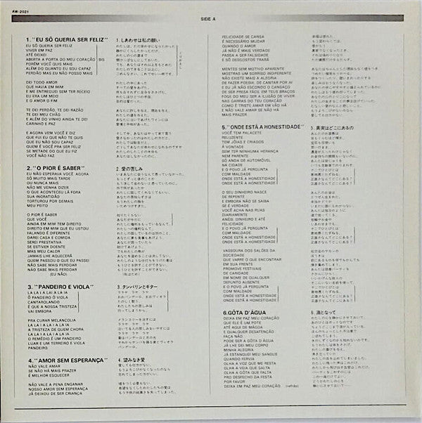 Beth Carvalho - Pandeiro E Viola (Vinyl, LP, Album, Promo, Reissue) Very Good Plus (VG+) / Very Good Plus (VG+)