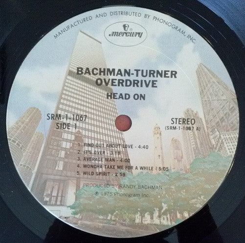 Bachman-Turner Overdrive - Head On (Vinyl, LP, Album, Stereo) Very Good (VG) / Fair (F)