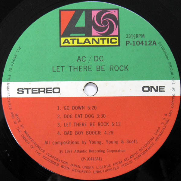 AC/DC - Let There Be Rock (Vinyl, LP, Album, Stereo)