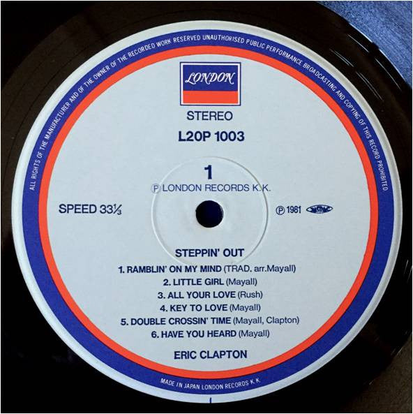 Eric Clapton - Steppin' Out (Vinyl, LP, Compilation)