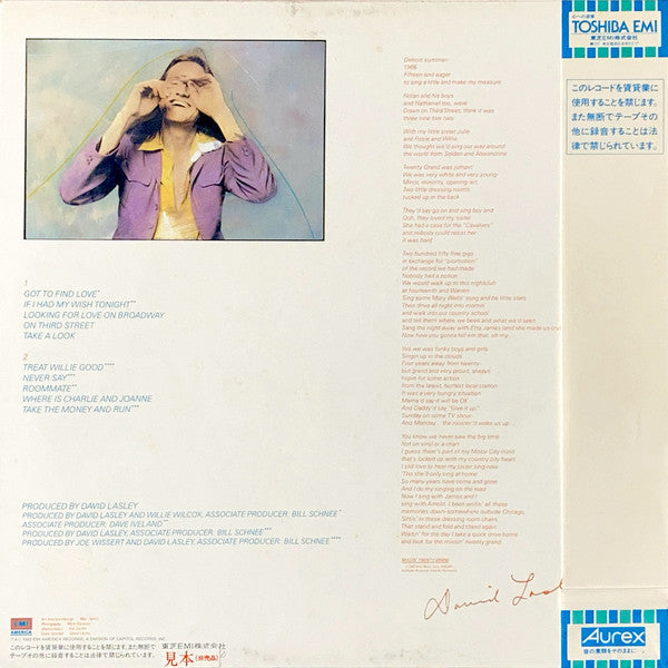David Lasley - Missin' Twenty Grand (Vinyl, LP, Album, Promo) Very Good Plus (VG+) / Good Plus (G+)