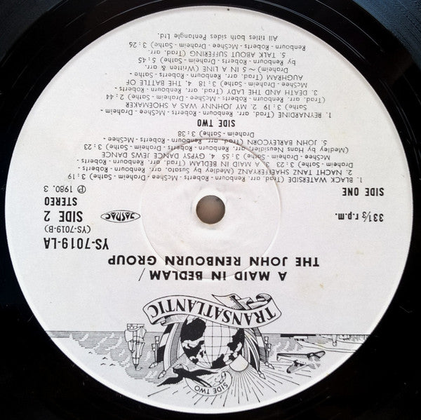 The John Renbourn Group - A Maid In Bedlam (Vinyl, LP, Album) Near Mint (NM or M-) / Very Good Plus (VG+)