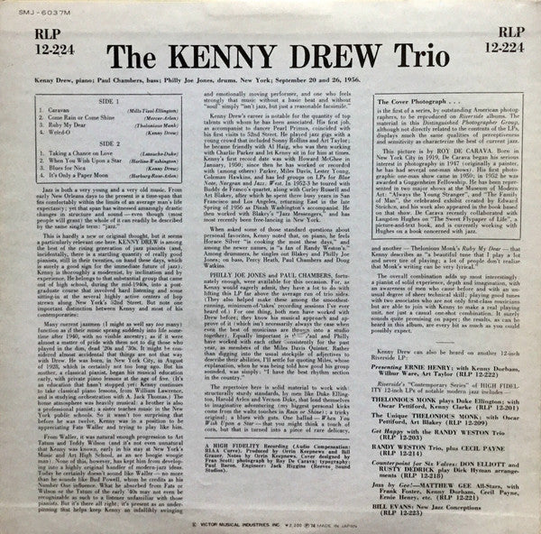 The Kenny Drew Trio - Kenny Drew Trio (Vinyl, LP, Album, Reissue, M...