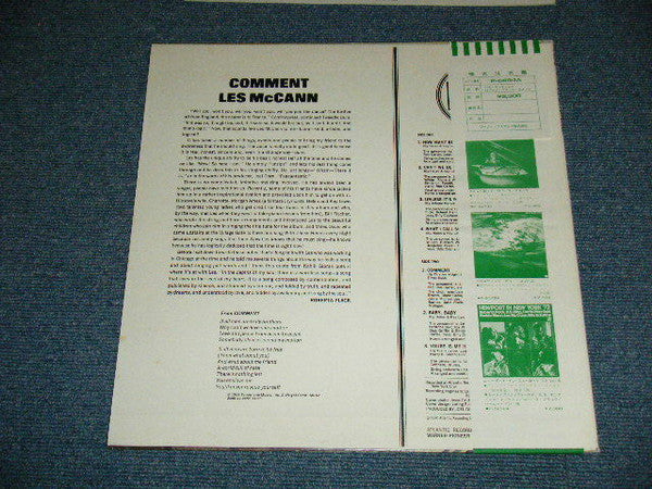 Les McCann - Comment (Vinyl, LP, Album) Very Good Plus (VG+) / Very Good (VG)