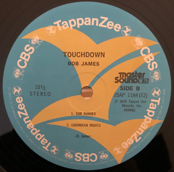 Bob James - Touchdown (Vinyl, LP, Album, Stereo) Very Good (VG) / Good (G)