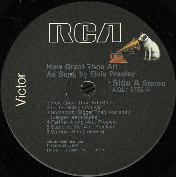 Elvis Presley - How Great Thou Art (Vinyl, LP, Album, Reissue, Stereo) Very Good Plus (VG+) / Very Good Plus (VG+)